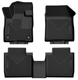Lincoln Nautilus Floor Liners - Front + Rear - Husky Liners - Weatherbeater - Black - 2024+